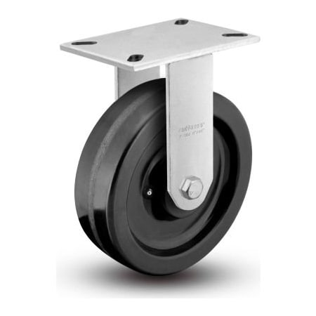 Colson 7 Series Rigid Plate Caster 7.10688.379 LH12.5 - Phenolic 10" Dia. 2900 Lb. Cap. 7.10688.379 LH12.5